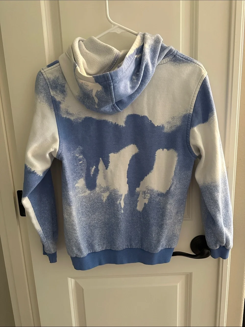 Nike kids Blue and White Crewneck Hoodie Sweater